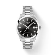 Tissot Gentleman 38mm T165.807.11.051.00 - bracciale e cassa acciaio - quadrante nero con datario